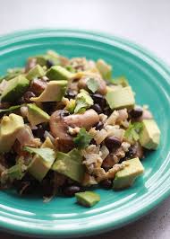 Black Bean Mushroom Avocado Breakfast Scramble Recipe Avocado Recipes Easy Avocado Recipes Avocado Breakfast
