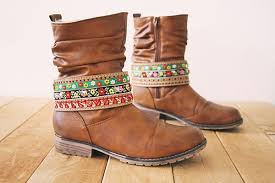 We love adding lace patterns—like this coffee table project here! 15 Fun Ways To Customize Your Boots Before Winter Comes