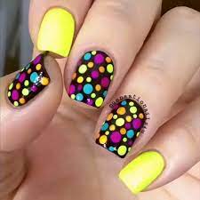 30 Adorable Polka Dots Nail Designs Manicura De Unas Unas Para Primavera Y Unas De Lunares