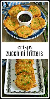 Crispy Zucchini Fritters Zucchini Fritters Fritters Veggie Fritters