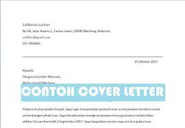 Dalam bahasa yang berbeza ttdak. Contoh Cover Letter Bahasa Melayu Memohon Kerja