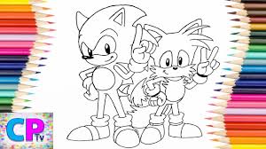You need to use these photo for backgrounds on tablet with high quality resolution. Sonic The Hedgehog And Miles Tails Prower Coloring Pages Sonic And Tails Prepares For Action Youtube