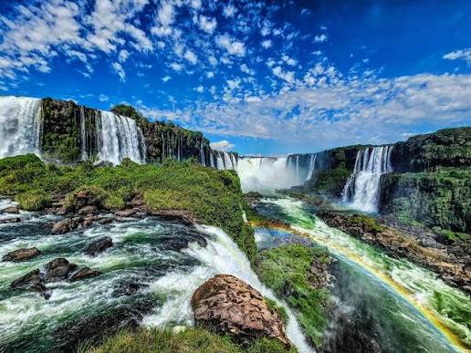Iguazu was spectacular and immense. Forming part of the border between Argentina and Brazil, you get some astounding views from both sides. One of the most beautiful places I think I've been