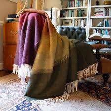 Lopi Landscape Blanket Modern Daily Knitting Blanket Couch Blanket Mood Board Design