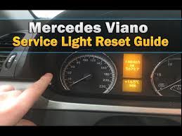 Mercedes Viano Service Light Reset Youtube