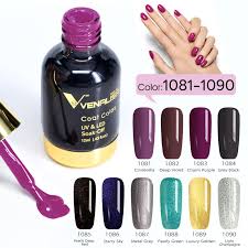 us 16 12 38 off 10pcs lot venalisa soak off uv led nail gel polish 12ml gel lacquer paint nail art salon high quality starry gel polish kits in nail