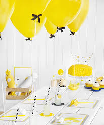 Birthday Themes For Kids Kikki K Stationery Gifts Yellow Birthday Parties Yellow Party Birthday Party Tables