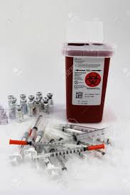 Great savings free delivery / collection on many items. A Pile Of Syringes And Vials Next To A Sharps Container On A Stock Photo Picture And Royalty Free Image Image 106626674