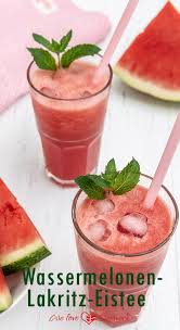 Rezept Wassermelonen Lakritz Eistee Lakritz Wassermelone Eistee