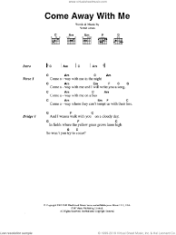139 on the billboard 200 before climbing to no. Jones Come Away With Me Sheet Music For Guitar Chords V2