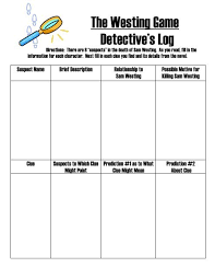 The Westing Game Wanted Poster 2 Storyboard By Bridget-Baudinet | The Westing  Game, Westing Game Activities, Book Activities