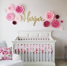 Large Baby Name Sign Wood Wall Name Sign Different Font Etsy Baby Girl Room Decor Baby Girl Bedroom Nursery Wall Decor Girl