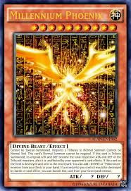 Want to create your own custom cards and play with them? Millennium Phoenix By Alanmac95 Yugioh Dragon Cards Custom Yugioh Cards Yugioh Cards