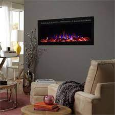Touchstone's top rated tv lift mechanisms are easy to install and integrate into woodworking, home improvement and av projects. Touchstone Sideline 50 Inch Wall Mounted Recessed Electric Fireplace Black 80004