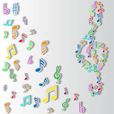 Elegant Music Note Background Vector Set 05 Free Music Notes Background Music Notes Free Clip Art
