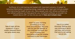 The Canadian Alternative To Olive Oil Sunflower Seeds Benefits Sunflower Oil Benefits Olive Oil Benefits
