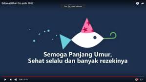 Selamat memperingati hari lahir pancasila untuk semua teman setanah air terutama pemuda dengan profil pelajar pancasila jadikan peringatan kelahirah pancasila momentum bersatu, berbagi. Jual Kartu Ucapan Selamat Ultah Or Ulang Tahun Video Blash Whatsapp Di Lapak Gadjrut Lautselatan Bukalapak