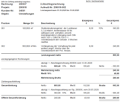Check spelling or type a new query. Wie Ist Die Darstellung Einer Abschlagsrechnung Oder Schlussrechnung Nach Umstellung Der Mehrwertsteuer Cp Pro