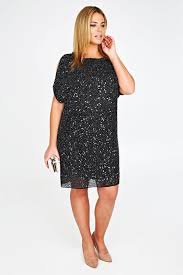 Plus Size Black Chiffon Cocktail Dress Plus Size Black Dresses Plus Size Cocktail Dresses