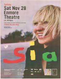 Sia Concert & Tour History