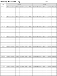 / free 7+ workout log templates in pdf | ms word. Weekly Exercise Log Workout Sheets Workout Plan Template Workout Log Printable