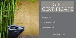 You editable contents and images. Spa Gift Certificate For Your Spouse Planet Massage