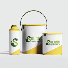 Paint Brand Paint Can Mock Ups Paint Brands Painting Logo Branding Design
