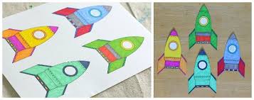 Follow these directed drawing instructions that make a cartoon rocket ship drawing easy: Stem For Kids Straw Rockets With Free Rocket Template Buggy And Buddy