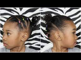 Easy Elastic Hairstyle For Toddler Pinterest Inspired Hair Tutorial Youtube Natural Hair Styles Hair Styles Toddler Hair