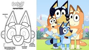 Celebrate International Puppy Day With These Exclusive Bluey Masks Puppy Day Abc For Kids Kids Supplies