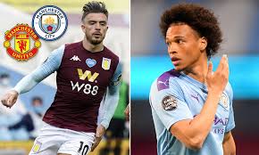 Pep guardiola's side tabled the blockbuster bid for the england. Manchester City To Rival United For Jack Grealish If Bayern Munich Pay Asking Price For Leroy Sane Daily Mail Online
