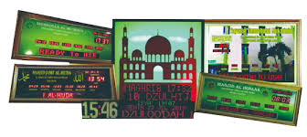 Versi terbaru seven (7) segment lebih jelas dari teknologi led versi seven segment @ rp. Produsen Jadwal Sholat Masjid Akurat Dan Bergaransi