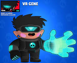 His super is a magical hand that grabs and pulls enemies close! Skin Idea Vr Gene Brawlstars