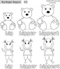 Big Bigger Biggest Worksheet Preschool Preschool Worksheets Worksheets Math 4 Kids