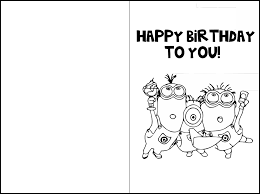 Download and print these birthday card coloring pages for free. 10 Best Printable Birthday Cards To Color Printablee Com