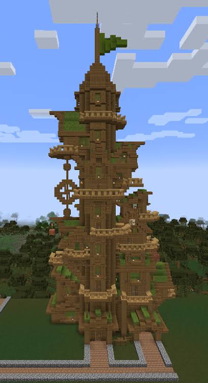 I just built a vertical house and I want you to rate my build out of 10. : r/Minecraftbuilds