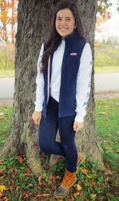 Styling My Vineyard Vines Vest Vineyard Vines Vest Soccer Mom Outfits Preppy Style