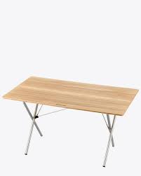 Snow Peak Single Action Table Large 1 Camping Table Table Luxury Camping