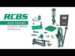 The rcbs rock chucker supreme master kit is a simple solution for the beginner and pro alike. Rcbs Rock Chucker Supreme Master Reloading Kit Review Youtube