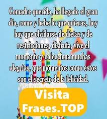 Gracias por ser nuestra madre. Feliz Cumpleanos Comadre Felicidades Frases Mensajes