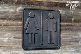 le style industriel la tendance retro indemodable deco toilettes deco industrielle signes de toilette