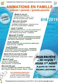 Cette série permet d'occuper vos enfants de 6 à 8 ans avec de nombreuses activités ludiques : Animation En Famille Ete 2019 Aajpn