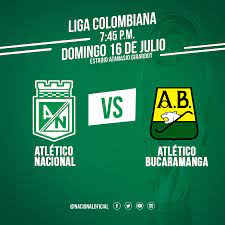 The best place to find a live stream to watch the match between bucaramanga and atlético nacional. Atletico Nacional Ø¯Ø± ØªÙˆÛŒÛŒØªØ± Atletico Nacional Vs Atletico Bucaramanga Manana A Las 7 45 P M En El Atanasio Girardot Vamosnacional
