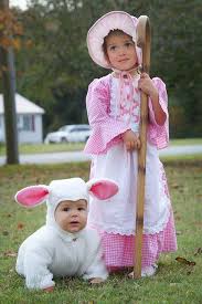 Little Bo Peep And Her Sheep Sister Halloween Costumes Halloween Costumes For Kids Sibling Halloween Costumes