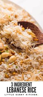 It's a fragrant aromatic spiced rice (but not spicy) combined with sweet crunchy onion. Lebanese Rice With Vermicelli Little Sunny Kitchen