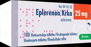 In de nieren remt eplerenon de uitwisseling van natriumionen in de tubulusvloeistof tegen kaliumionen uit de distale tubuluscellen. Eplerenon Krka Krka D D Novo Mesto Filmovertrukne Tabletter 25 Mg Og 50 Mg
