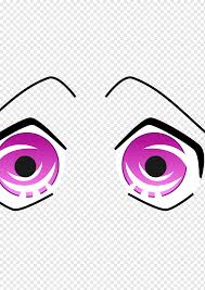 Eye tex style 2, purple contact lens illustration, png. Eye Anime Cartoon Eyes Purple Face Violet Png Pngwing