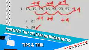 Check spelling or type a new query. Cara Cepat Menjawab Soal Psikotes Cpns Tiu Dengan Benar Tips Dan Trik Youtube
