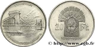 It was formerly divided into 100 fillér, but fillér coins are no longer in circulation. Hungary 20 Forint 10e Anniversaire Du Forint 1956 Budapest Fwo 637252 World Coins
