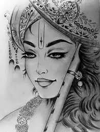Pin By Srishti Kundra On God Krishna Drawing Krishna Painting Art Drawings Sketches Simple